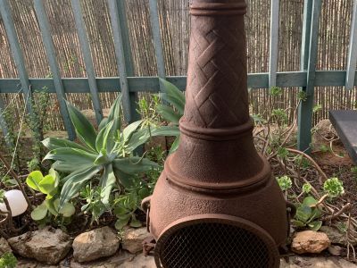 Aztekenofen , gusseisern