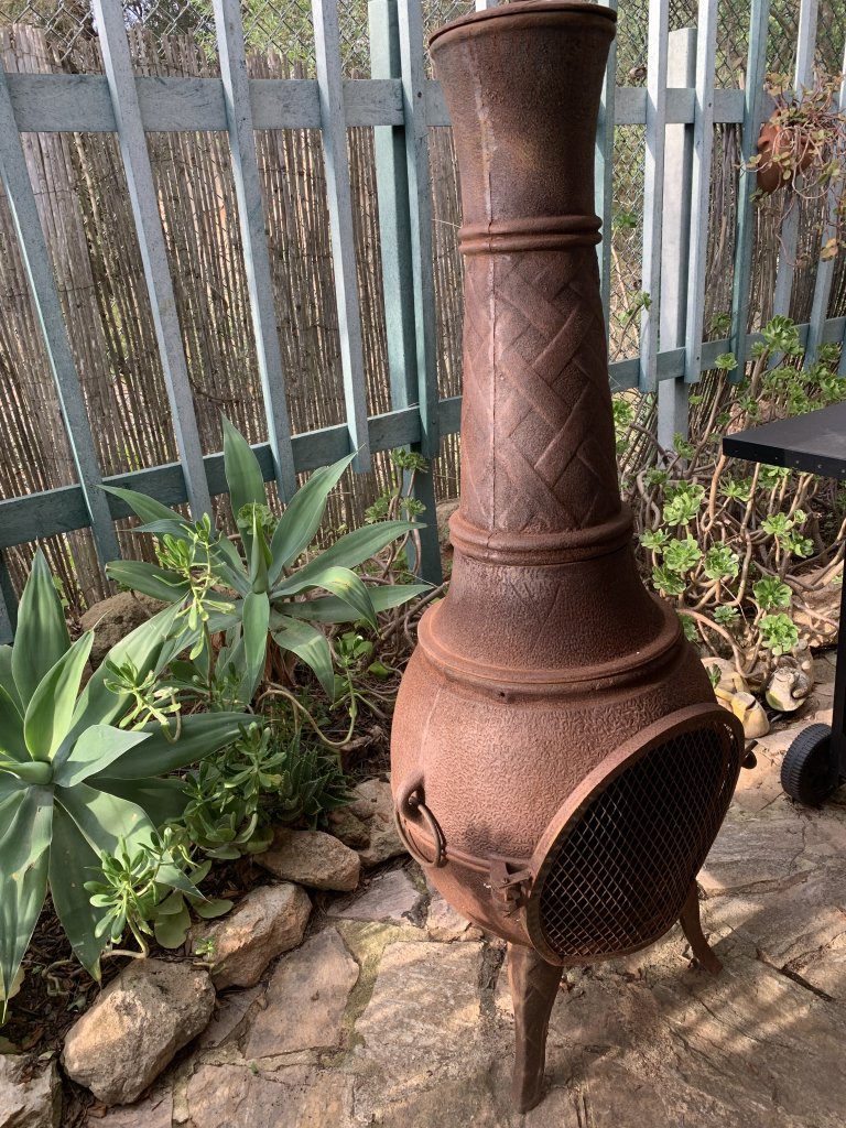Aztekenofen , gusseisern