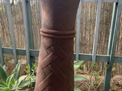 Aztekenofen , gusseisern