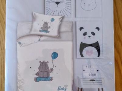 Ropa de cama para bebé Happy Hippo, 1 juego, caja original
