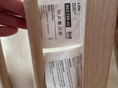 Crib, mattress and bumper for baby