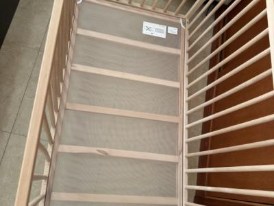 Crib, mattress and bumper for baby