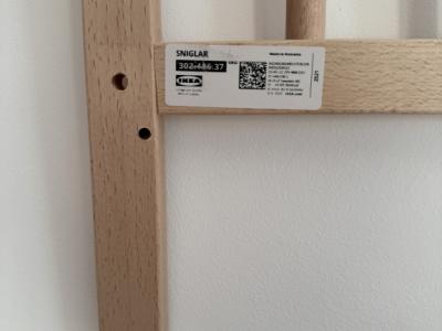 Crib, mattress and bumper for baby