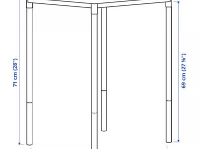Balkon Set - Tisch & Stuhl
