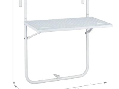 Balkontisch  weiß zum klappen