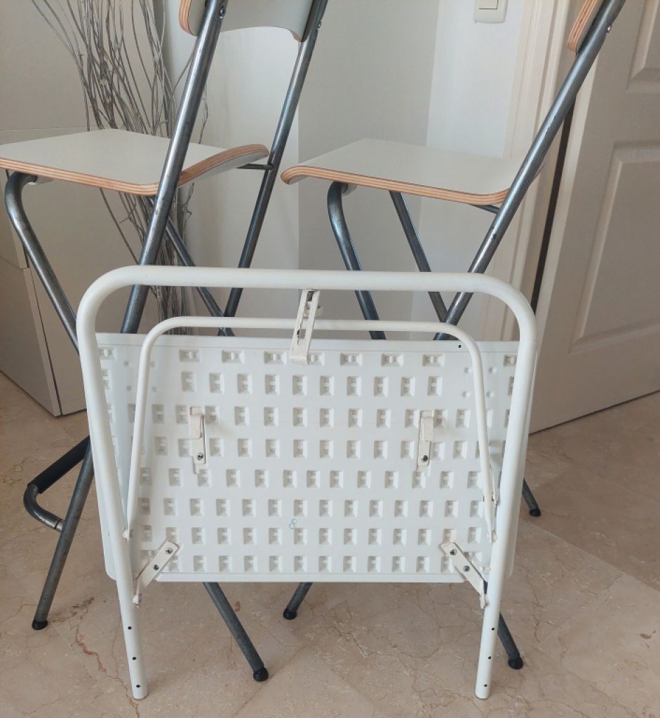 Balkontisch  weiß zum klappen