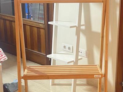 Bambusregal  5 Ebenen 140x34x42, neuwertig