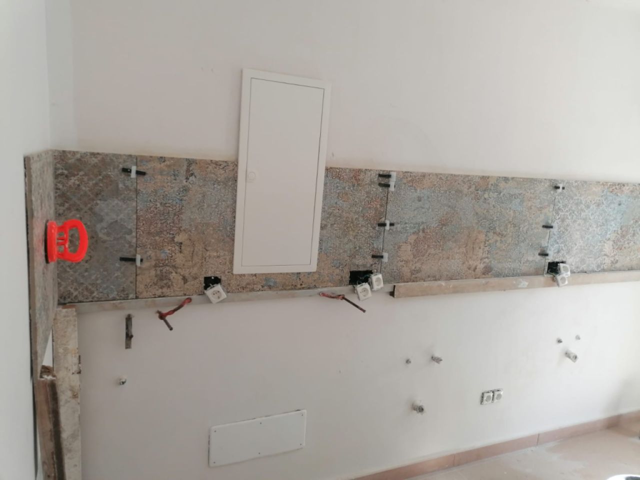 Construction, stone cladding etc.