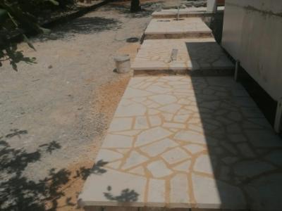 Construction, stone cladding etc.