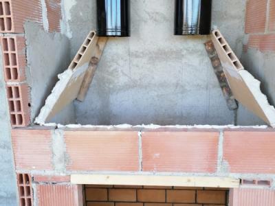 Construction, stone cladding etc.