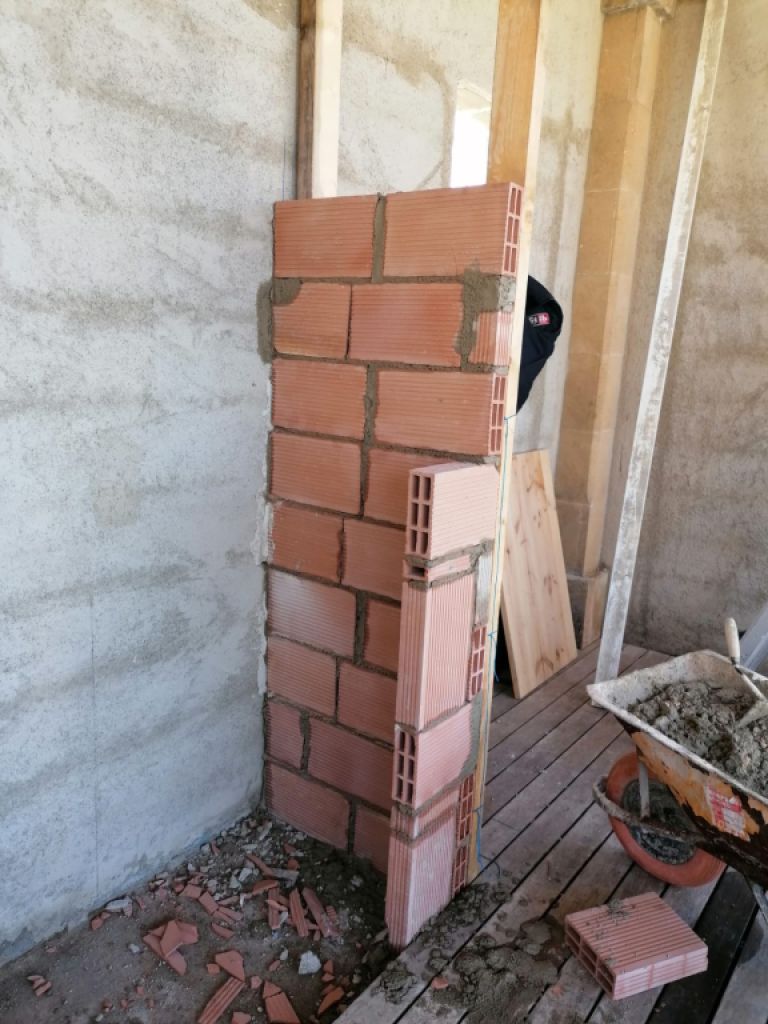 Construction, stone cladding etc.