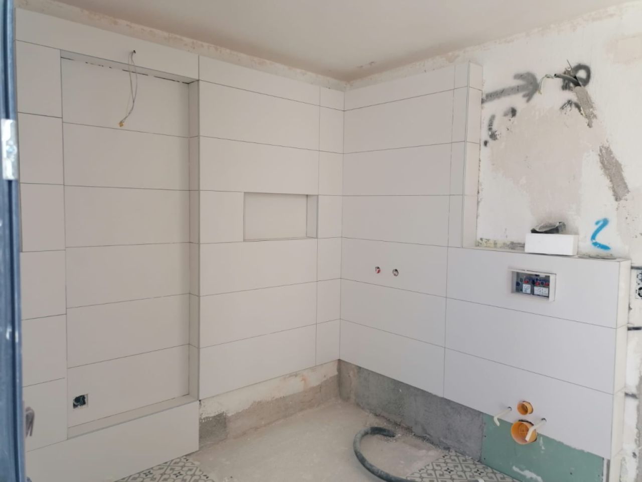 Construction, stone cladding etc.