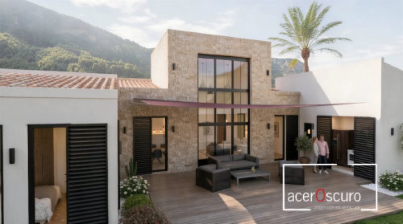 Bauen Mallorca: Fertighaus Finca Modell "Petra"