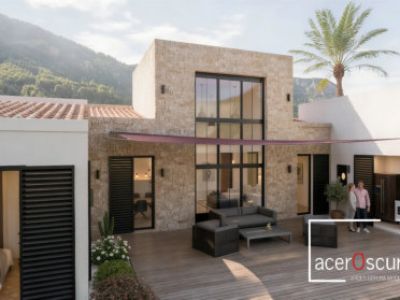 Bauen Mallorca: Fertighaus Finca Modell "Petra"