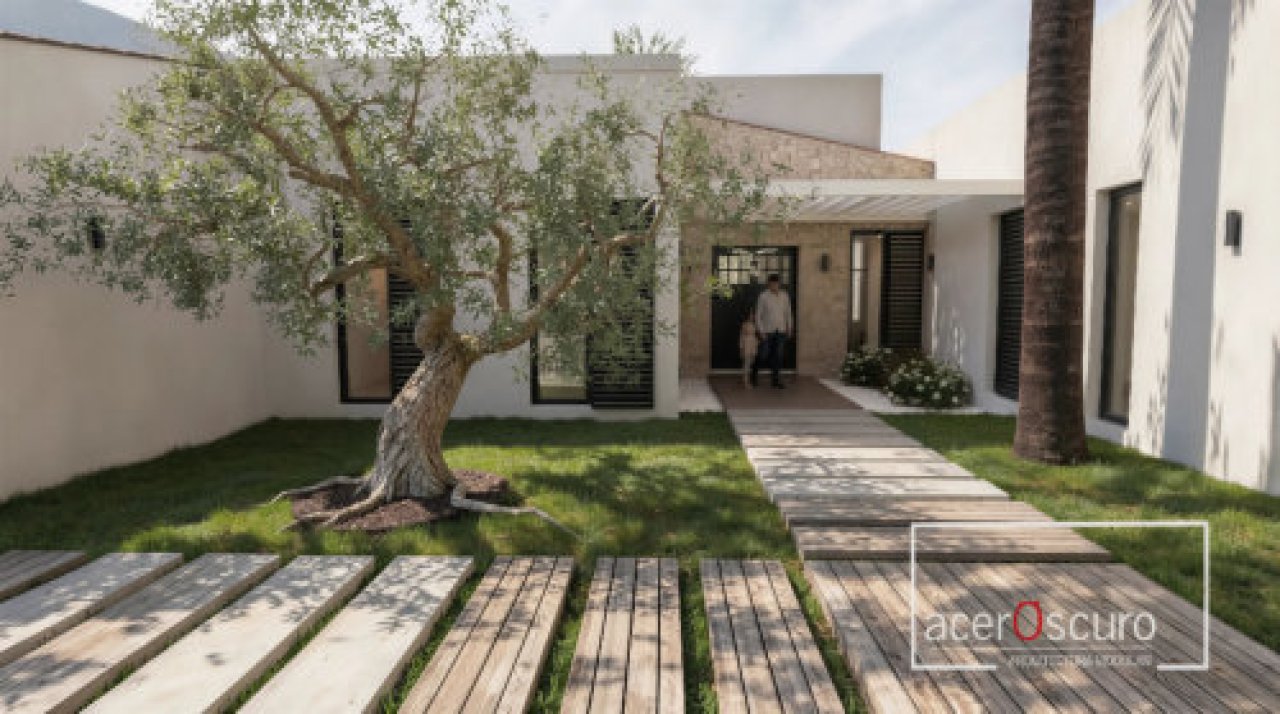 Bauen Mallorca: Fertighaus Finca Modell "Petra"