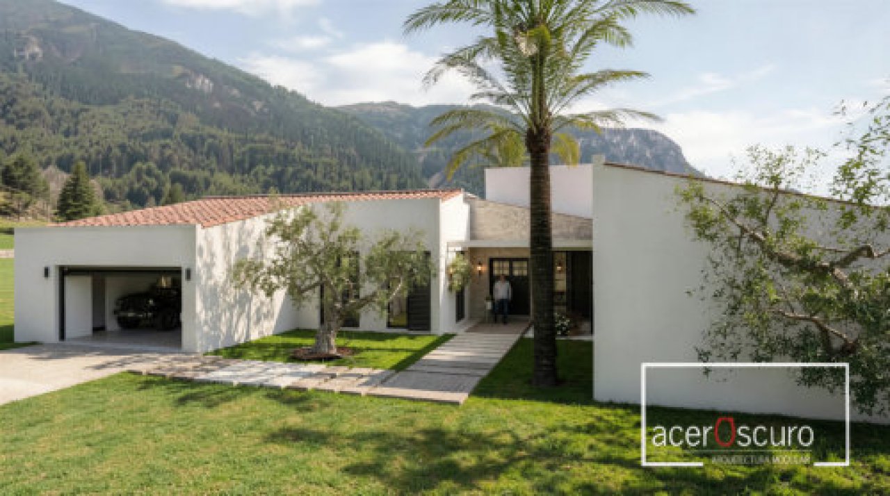 Bauen Mallorca: Fertighaus Finca Modell "Petra"
