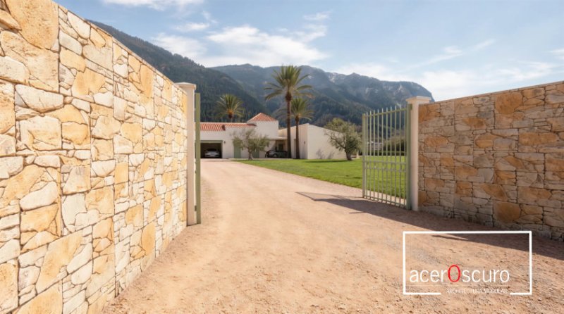 Bauen Mallorca: Fertighaus Finca Modell "Petra"