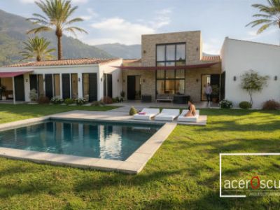 Bauen Mallorca: Fertighaus Finca Modell "Petra"