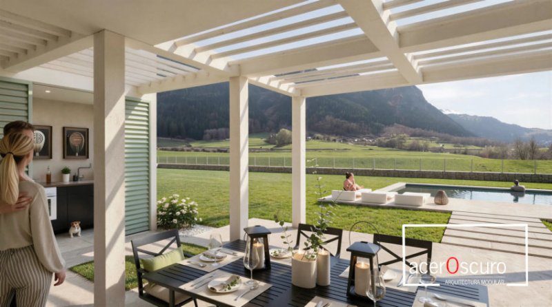 Bauen Mallorca: Fertighaus Finca Modell "Petra"