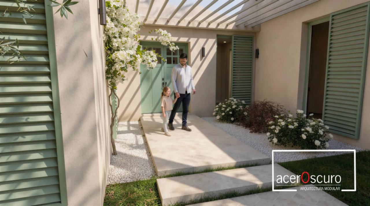 Bauen Mallorca: Fertighaus Finca Modell "Petra"