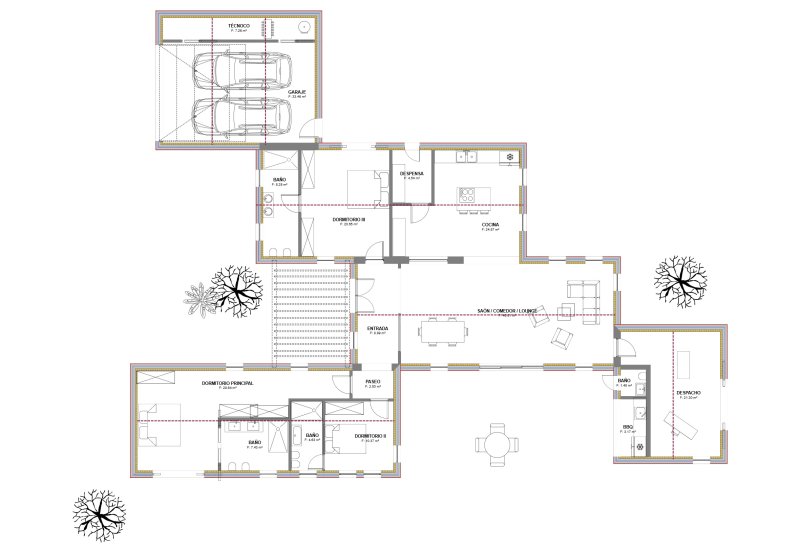Bauen Mallorca: Fertighaus Finca Modell "Petra"