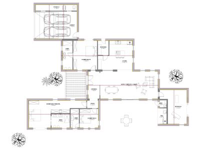 Bauen Mallorca: Fertighaus Finca Modell "Petra"