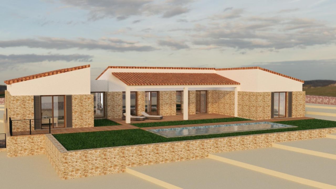 Bauland mit Projekt zum sofort Bauen Porto cristo