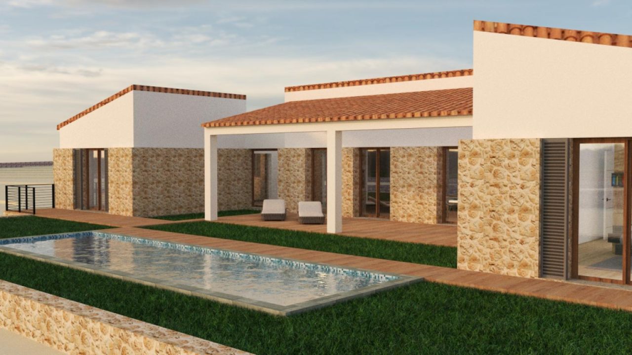 Bauland mit Projekt zum sofort Bauen Porto cristo