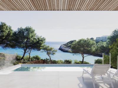 Beeindruckendes Projekt zum Verkauf an der Strandpromenade von Cala Mandia