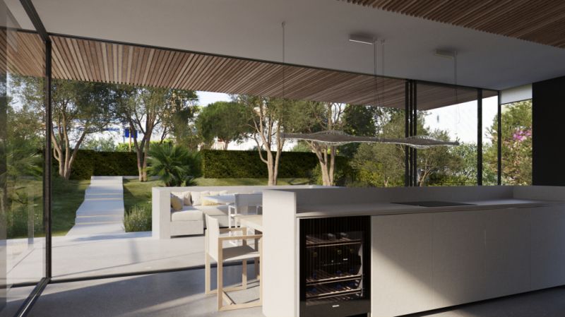 Beeindruckendes Projekt zum Verkauf an der Strandpromenade von Cala Mandia