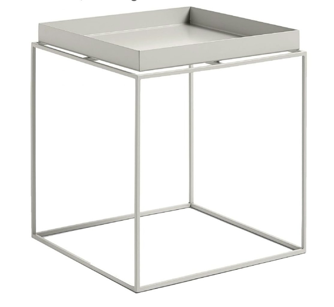 Beistelltisch 2x HAY Tray Table hellgrau