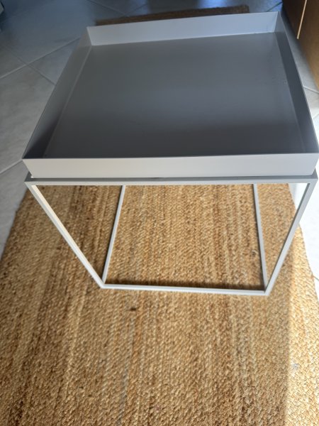 Beistelltisch 2x HAY Tray Table hellgrau