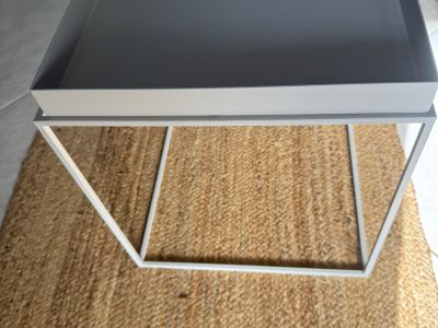 Beistelltisch 2x HAY Tray Table hellgrau