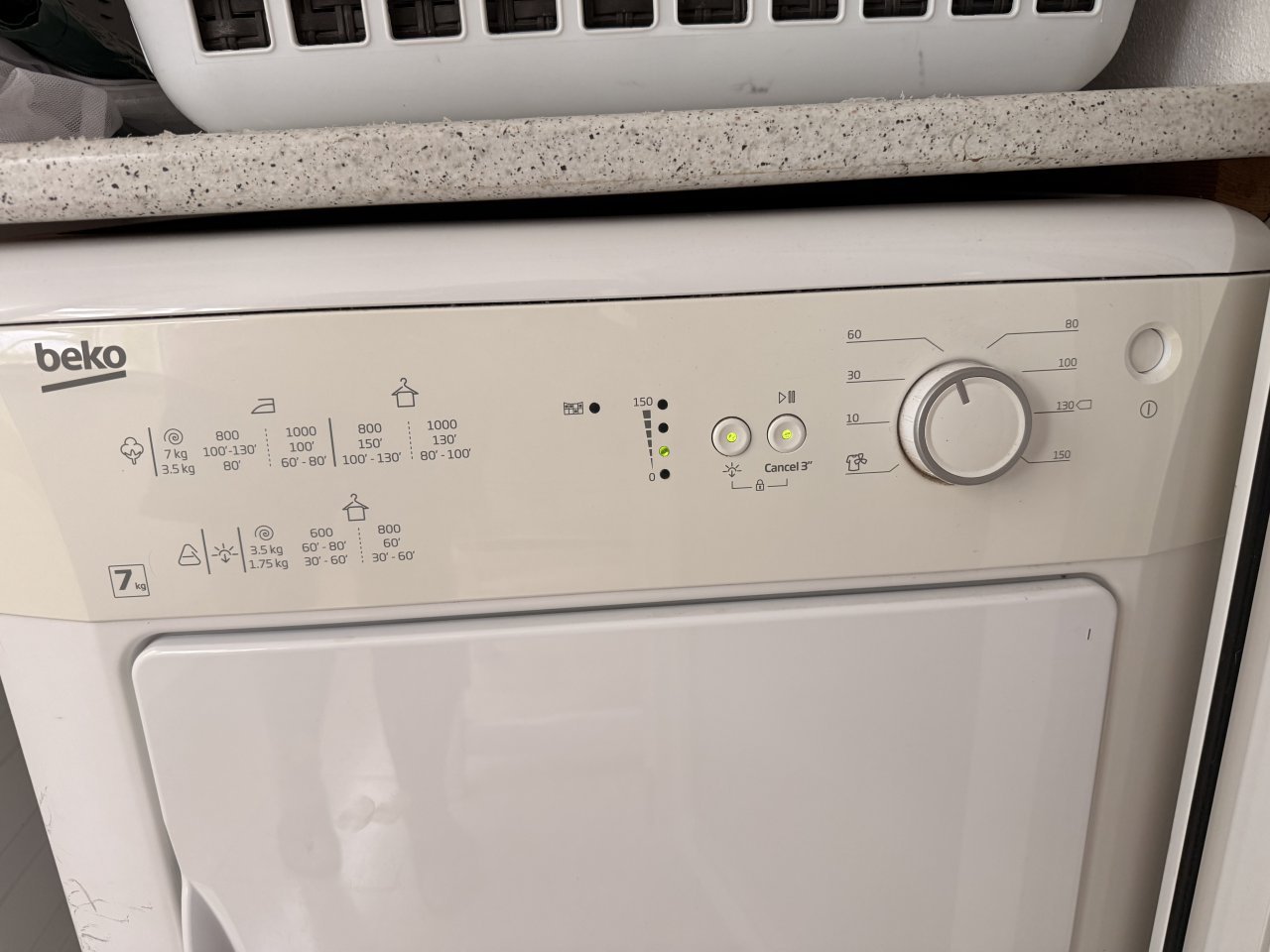BEKO Ablufttrockner 7 kg