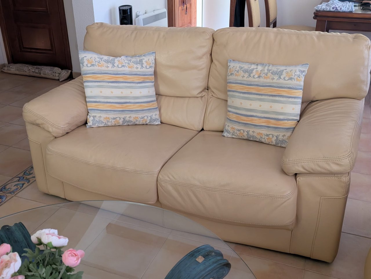 Bequemes Sofa beige in Can Picafort