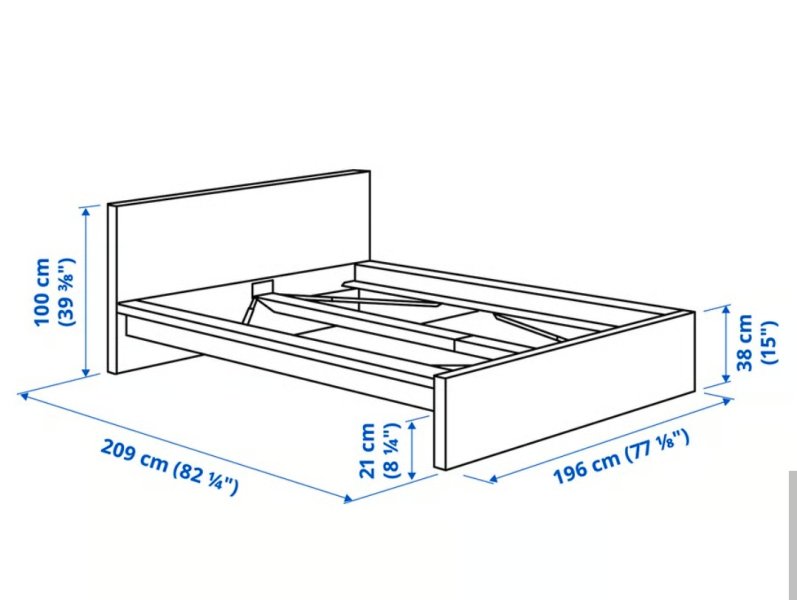 Bett 1,80m x 2,00m