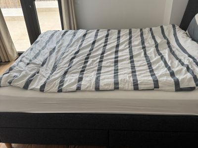 Bett IKEA IDANÄS 160x200 dunkelgrau
