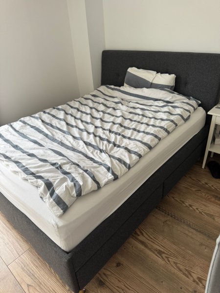 Bett IKEA IDANÄS 160x200 dunkelgrau