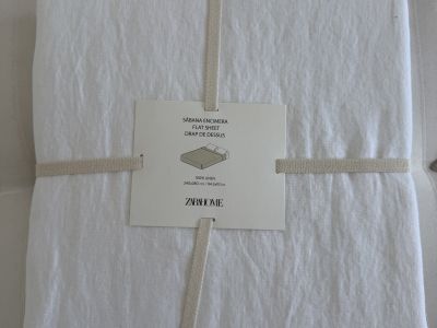 Sábana Zara Home, en embalaje original