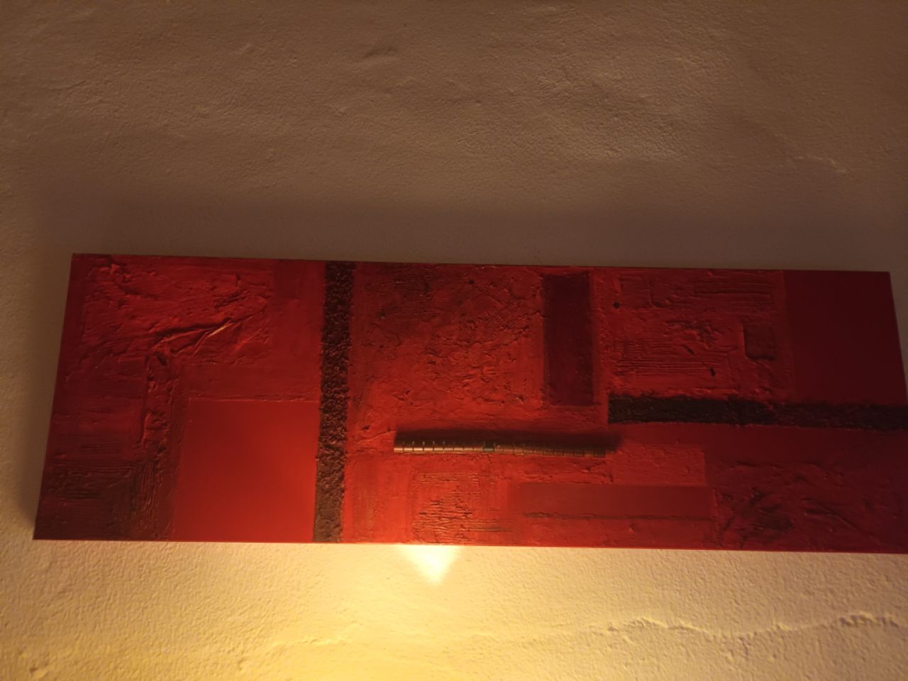 Cuadro a la venta en rojo