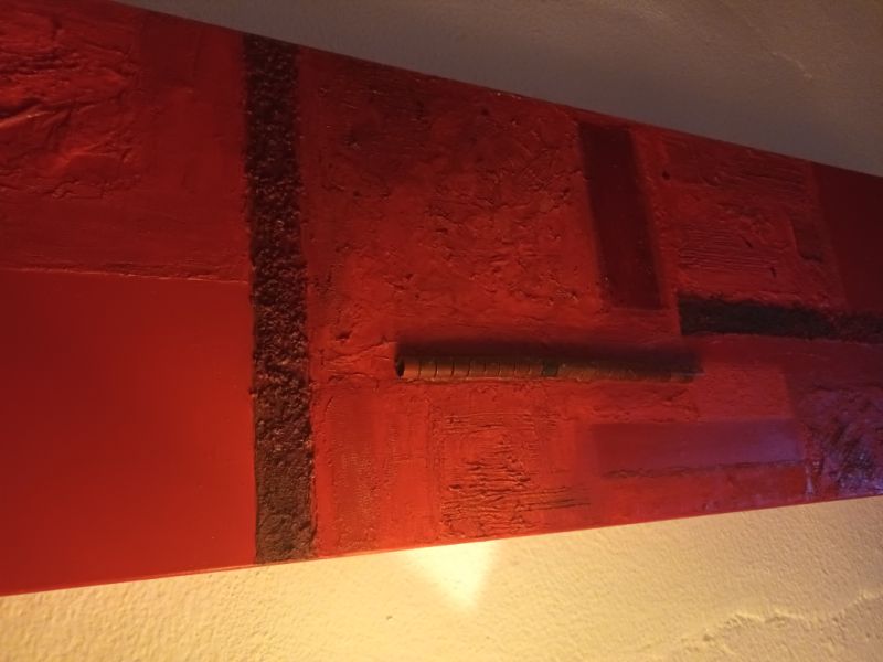 Cuadro a la venta en rojo