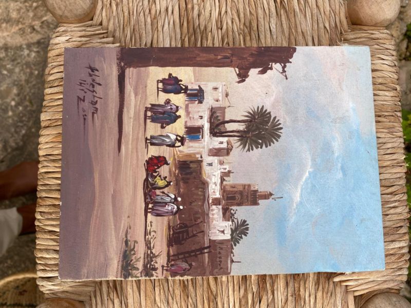 Picture motif Morocco without frame