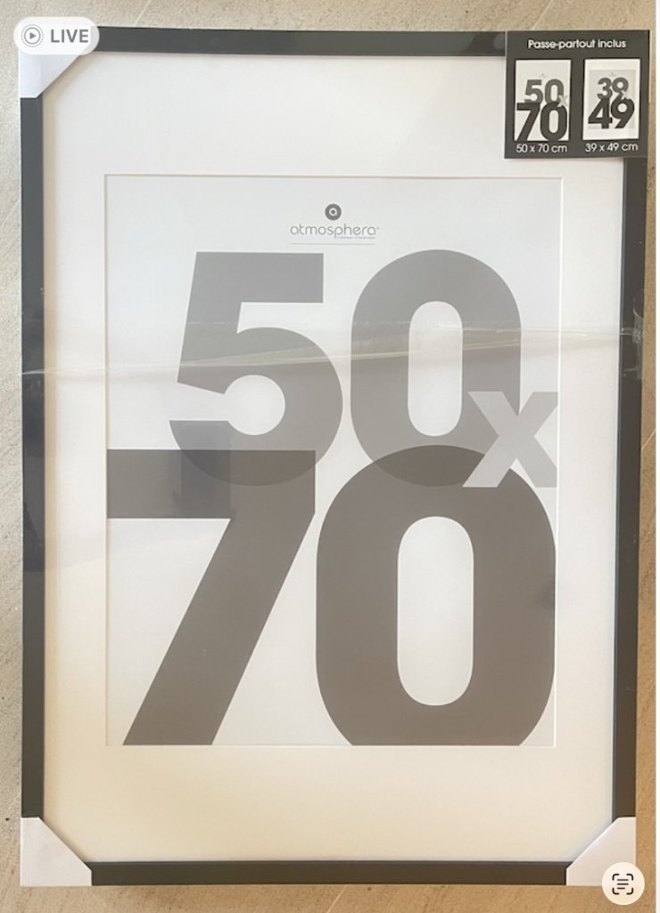 Bilderrahmen 2x50x70 cm + 1x40 x50 NEU und originalverpackt