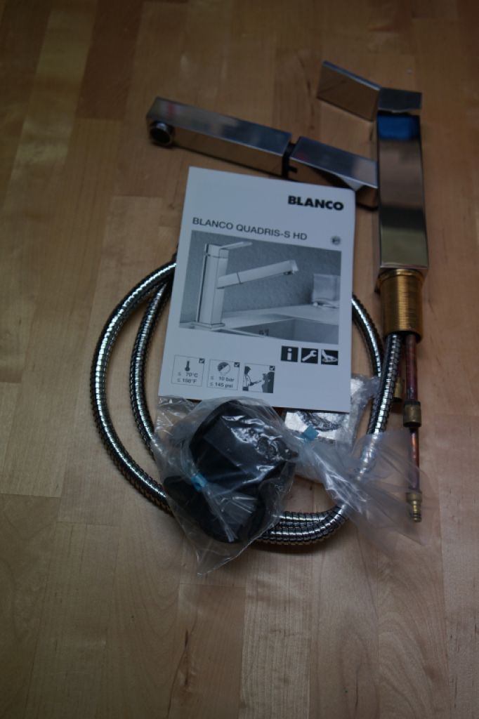 Blanco Quadris-S HD, Spültischarmatur mit Handbrause