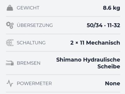 BMC - Road bike for 'big guys' frame size 61 cm