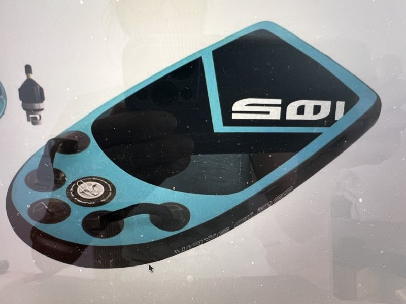 Bodyboard XQ Max 105x60x10 cm Blau und Schwarz
