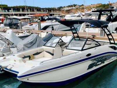 Boot Starcraft SCX 250 –Liegeplatz in Port Adriano