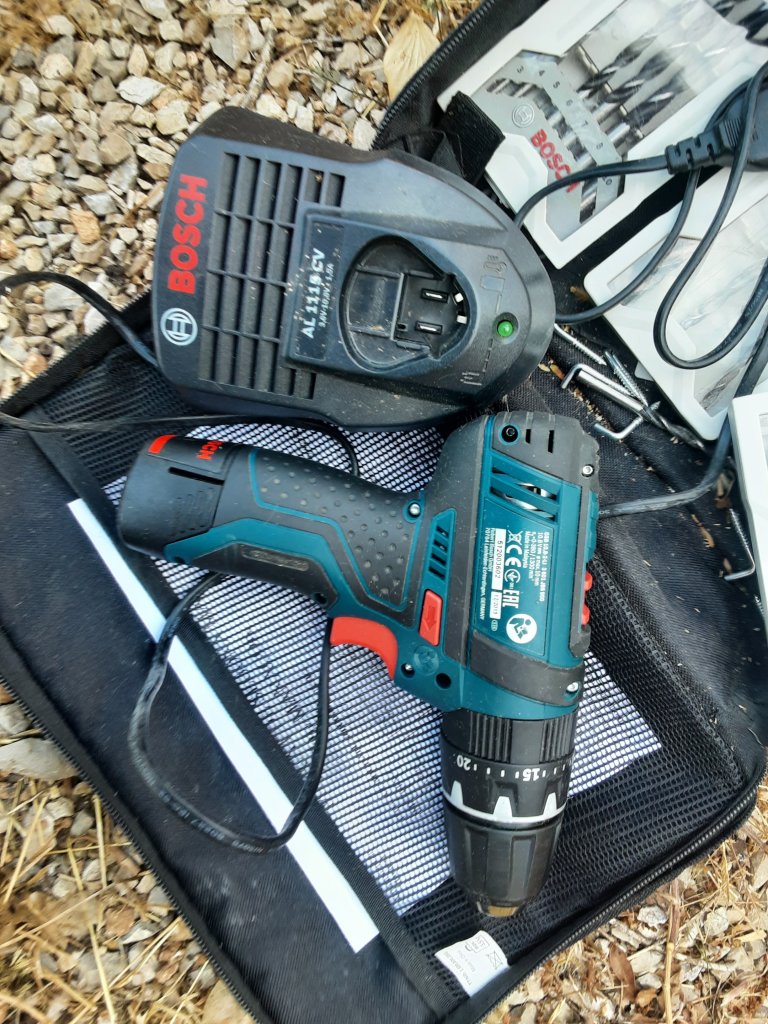 Bosch blue series, cordless drill