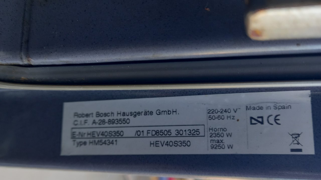 BOSCH Einbauherd Set mit Cerankochfeld - Selbstabholer Cala Mendia