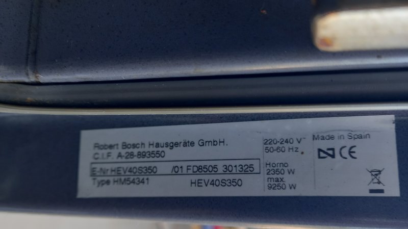 BOSCH Einbauherd Set mit Cerankochfeld - Selbstabholer Cala Mendia